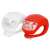 Springos LED bike light set, white front and red rear bicycle lights