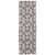 Springos table runner with grey and white Christmas trees and brown reindeer pattern