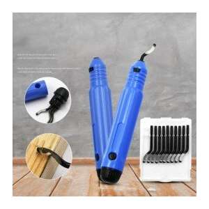 Metal Deburring Tool Set, 360 Degree Rotatable, with Multiple Blades, for Woodworking, Metalworking, and More - Other hand tool