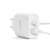 Delight 20W USB-C and USB-A fast charger, white, with cables