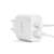 Delight 20W USB-C and USB-A fast charger, white, with cables