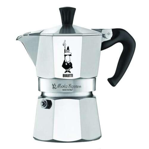 Еспресо машина Bialetti Moka Express, сребърна, 3 чаши