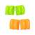 Bestway inflatable arm bands, green and orange color, 20cm x 20cm