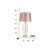 PINK KRISTA II Tischlampe Abmessungen