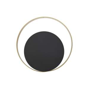 CRICLE SHUTTLE fekete és arany fali lámpa - Fali lámpa