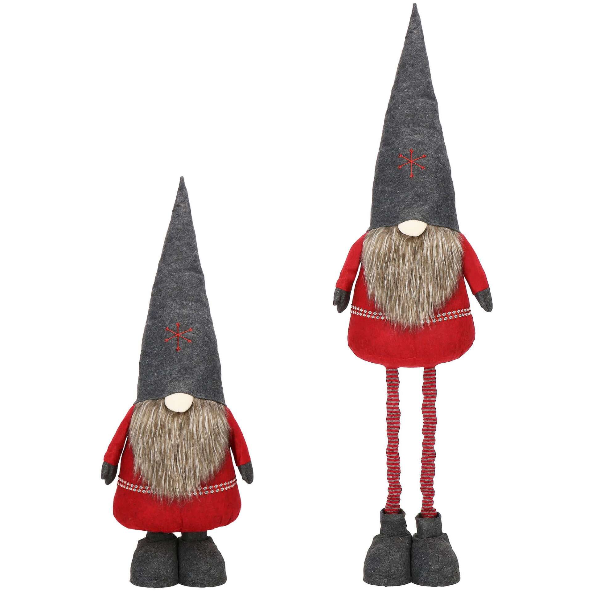 Springos Karácsonyi törpe - grafit/piros