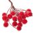 Piros berkenyebogyó dekor drót - 100 db, 12 mm, 15 cm 75888262