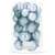 Springos 30-piece light blue Christmas ornament set in packaging