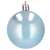 Springos light blue Christmas tree ornament, shiny finish