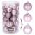 Springos Karácsonyfa gömbök 30 db #rózsaszín 107566533