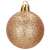 Gold glitter ball Springos Christmas ornament