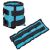 Pair of Springos 1kg blue ankle weights, wrist weights