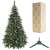 Springos 1.5m Snow Flocked Christmas Tree with Cones and Box