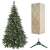 Springos 1.5m Snow Flocked Christmas Tree with Cones and Packaging
