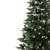 Springos artificial Christmas tree branch with snow-frosted tips and pine cone
