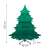 Springos 120cm artificial Christmas tree, green, dense branches, dimensions