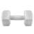 Springos 3kg grey dumbbell, front view