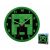 Minecraft Creeper Wall Clock with Box, 25cm