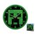 Minecraft Creeper Wall Clock with Packaging, 25cm