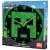 Minecraft Creeper Wall Clock, 25cm, green and black, round, kids room decor, packaging