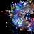 Springos 100 LED Copper String Lights, battery operated, multi-color, 9.9m long