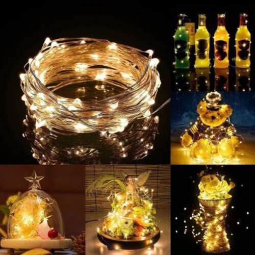 Springos 100 LED string lights, warm white, decorative lighting ideas