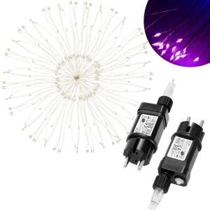 Springos 100 LED-es dekoratív tűzijáték fényfüzér adapterrel - Springos
