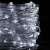 Coiled Springos 200 LED cold white string lights on dark background