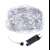 Springos 200 LED cold white string lights with power adapter