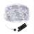 Springos 200 LED cold white decorative string lights with power adapter and connector