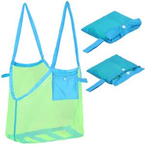 Springos faltbare Strandtasche #blau-grün 52240633 Mode & Kleidung