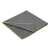 Springos quick-drying towel in gray with green trim, unfolded