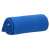 Springos blue quick-drying microfiber towel, rolled