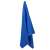 Springos blue microfiber towel, hanging