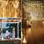 Springos warm white LED curtain light used as wedding and event decoration