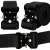 Springos tactical belt, black, close-up of buckle
