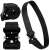 Springos tactical belt, black, close-up of buckle