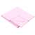 Springos quick-drying towel in pink, unfolded, showing the edge