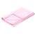 Springos quick-drying towel in pink, unfolded