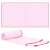 Springos quick-drying towel in pink, folded and rolled