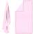 Springos quick-drying towel in pink, unfolded and hanging