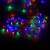 Springos star curtain lights, 92 LED, multicolor, close-up of the stars