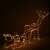 Illuminated Springos reindeer with sleigh Christmas decoration