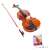 3/4 size violin with bow and Alice violin strings