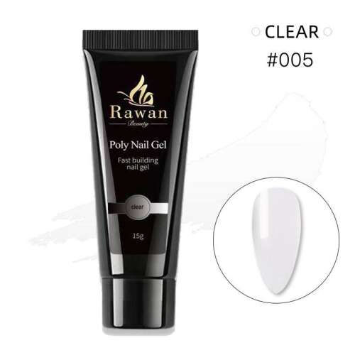 Rawan Beauty Poly gel-Acryl gel 15 ml , Átlátszó