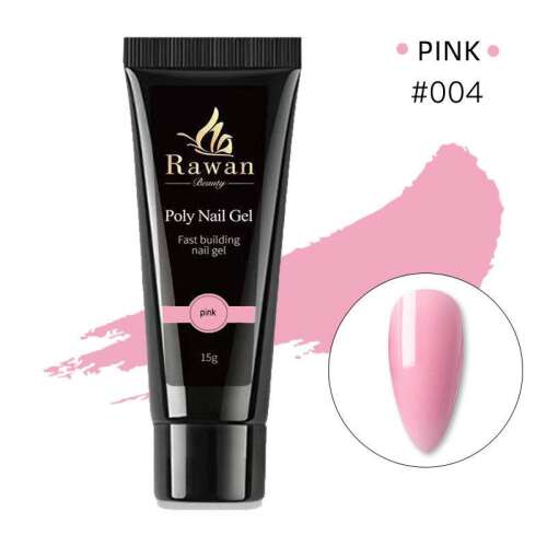 Rawan Beauty Poly gel-Acryl gel 15 ml, pink #004