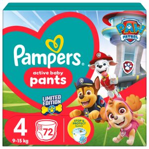 Pampers Hosen Unterhosen 9-15kg Maxi 4 (72Stk) Paw Patrol 144115150 - Windeln und Windeln für Erwachsene