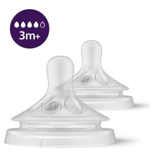 Philips AVENT SCY964/02 Natural Response etetőcumi 4.közepes átfolyás 3hó+, 2 db