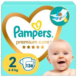 Pampers Premium Care Mega Box 	Nadrágpelenka 4-8kg Mini 2 (136db) 52366470 Pelenkák - 2 - Mini - 4 - Maxi