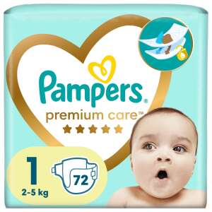 Pampers Premium Care Windeln Größe 1, 2-5kg, 72 Stück - Windeln